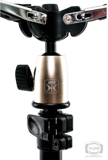 Photography & Video Monopod Made of Aluminum with Tripod Base with Hydraulic Head and 5kg Maximum Load
