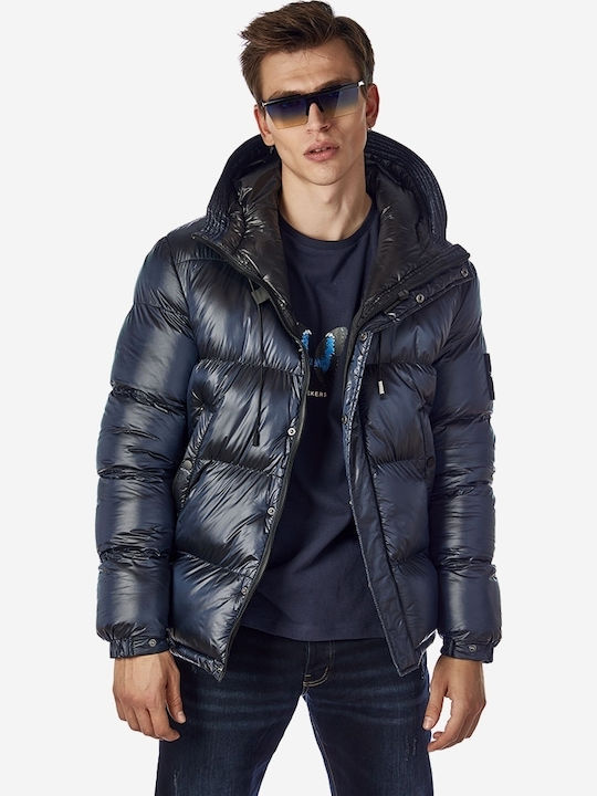 Winter Jacket Puffer Navy Blue