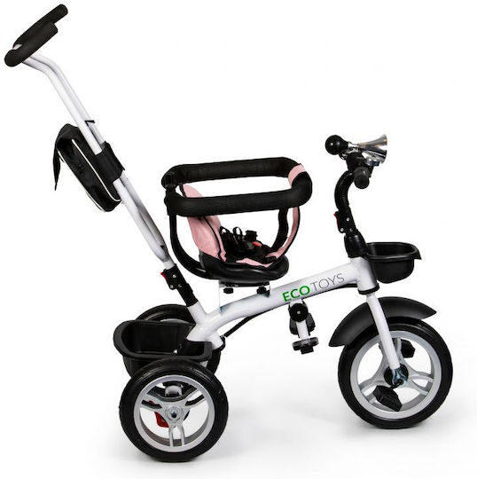 Ecotoys JM-322 Μετατρεπόμενο με Χειρολαβή Γονέα για 1-5 Ετών Ροζ