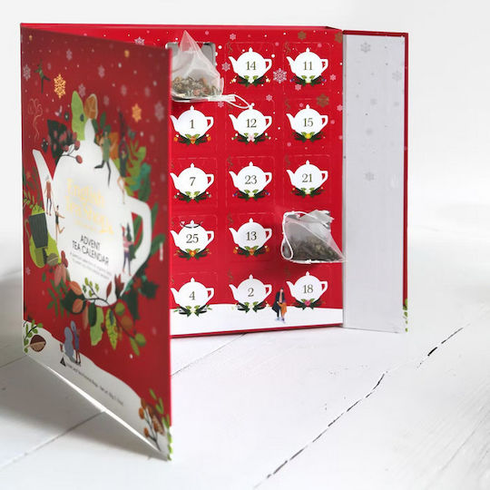 English Tea Shop Червено Чай Органичен продукт Advent Calendar Organic Tea 25 Чанти 1бр