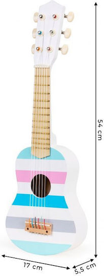 Ecotoys Ξύλινη Κιθάρα για 3+ Ετών