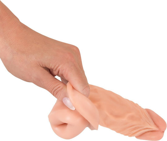 Nature Skin Extension Sleeve Proektasi Peous Flesh 3cm