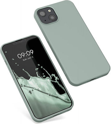 KWmobile Rubberized Back Cover Σιλικόνης Grey Green (iPhone 13)