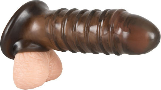 You2Toys Rebel Dick & Ball Sleeve Προέκταση Πέους Μαύρη 18cm