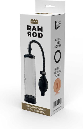 Dream Toys Ramrod Classic Penis Pump Clear 20cm