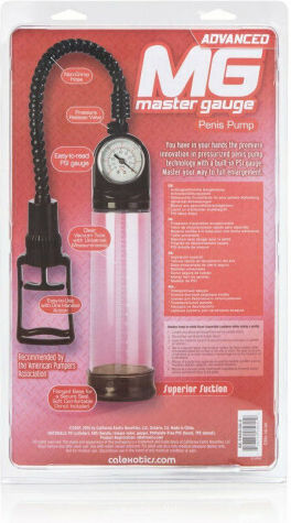 Calexotics Master Gauge Penis Pump Τρόμπα Πέους Διάφανη