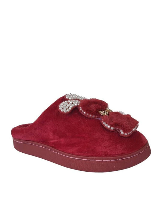 Jomix MD3519 Animal Women's Slippers In Red Colour