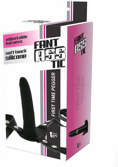 Dream Toys Fantasstic First Time Pegger Harnașament cu Dildo în Culoare Negru
