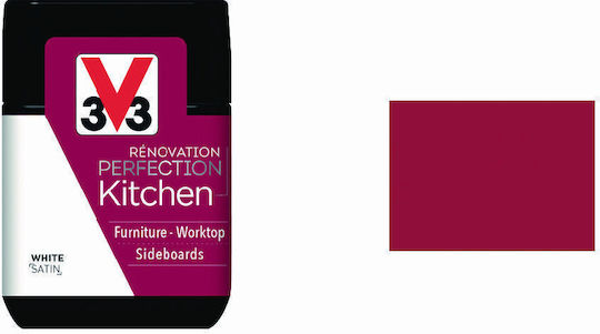 V33 Colour Renovation Perfection Red Satin 75ml 118055