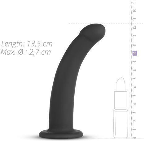 Easytoys Harness με Dildo 13.5cm σε Μαύρο Χρώμα