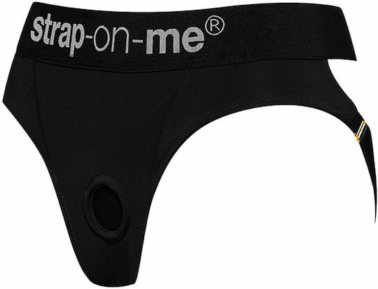 Heroine Luxury Strap On Harness Underwear 16.2cm in Black Color