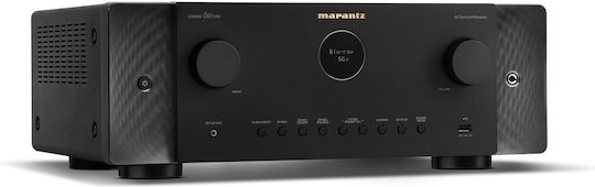 Marantz Cinema 60 Home Cinema Receiver 4K/8K 7 Channels 100W/8Ω 140W/6Ω with HDR and Dolby Atmos Black