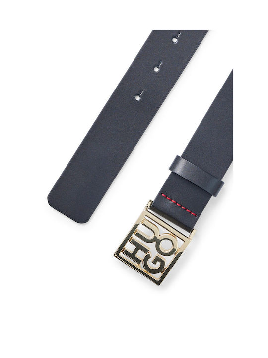 Hugo Boss Men's Leather Belt Black