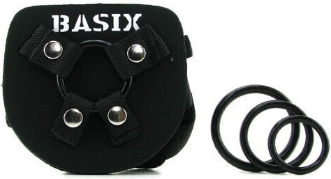Pipedream Basix Rubber Works - Universal Harness Арсенал в Черен цвят