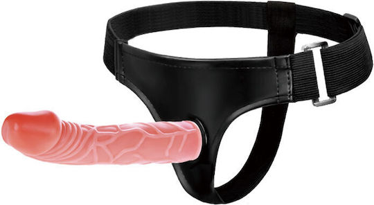 Baile Ultra Passionate Harness Harness with Dildo 19.7cm in skin color