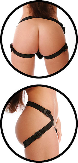 Pipedream Fetish Fantasy Series First Timers Strap-On Set Harness με Dildo 14cm σε Κόκκινο Χρώμα