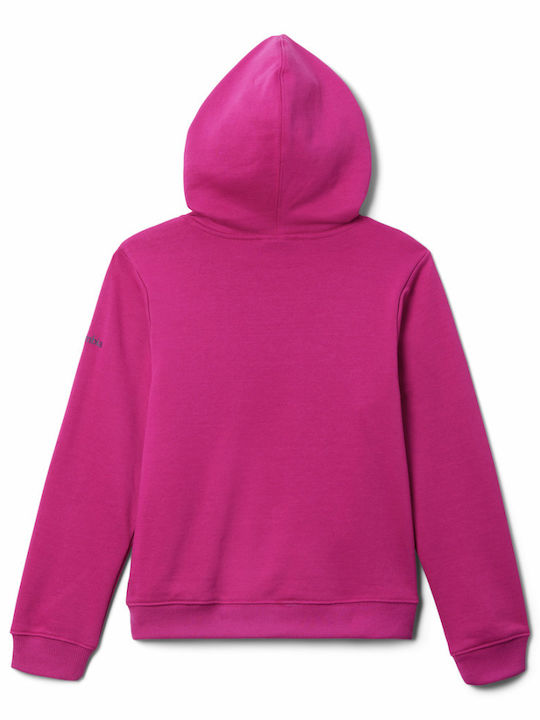 Columbia Kids Sweatshirt with Hood Fuchsia