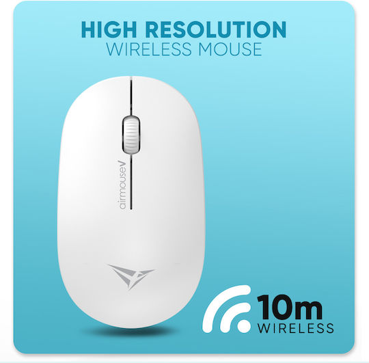 Alcatroz Airmouse V Безжичен Мишка Бял