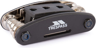 Trespass On The Road Multi-tool Black with Blade made of Stainless Steel