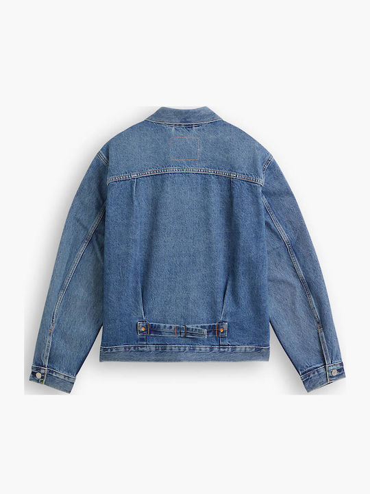 Type I Trucker Denim Jacket Medium Indigo Stonewash