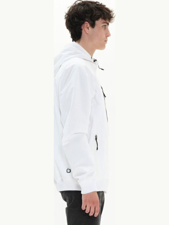 Jacke Bomber Wasserdicht Weiß