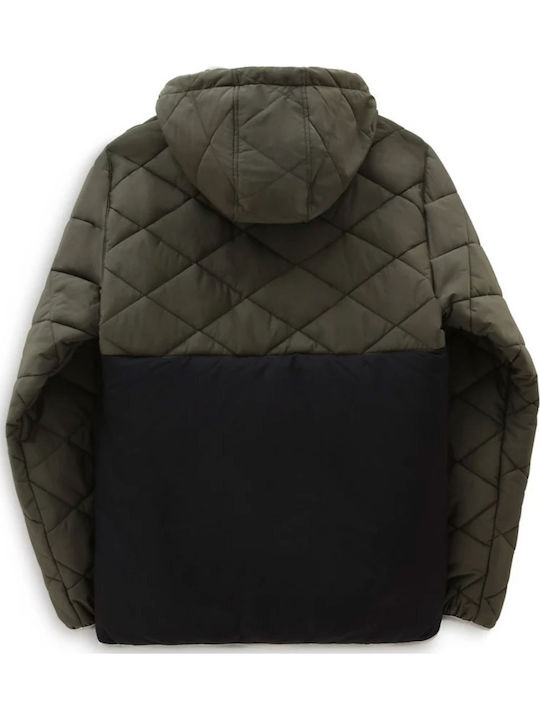 MTE-1 Colorblocked Χειμωνιάτικο Μπουφάν Black/Green