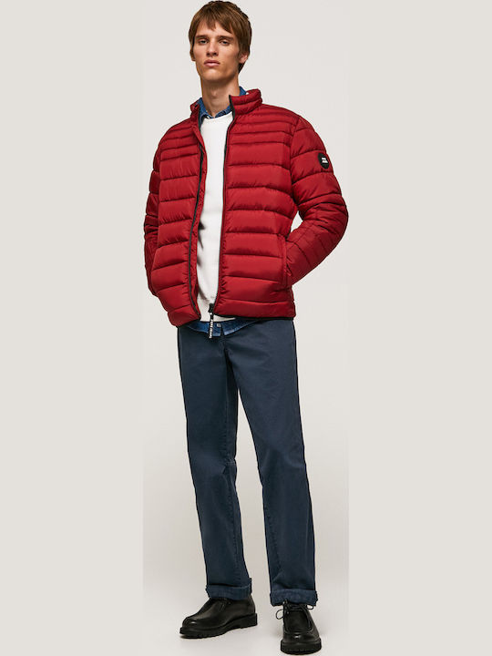 Jack Winter Jacke Puffer Wasserdicht Burgundisch