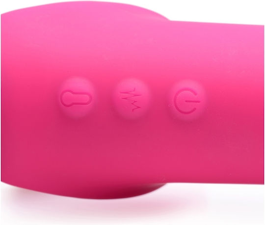 Strap U 10x Ergo-Fit G-Pulse Inflatable & Vibrating Strapless Strap-on Strapless Strap On με Dildo 24.6cm με Δόνηση σε Ροζ Χρώμα