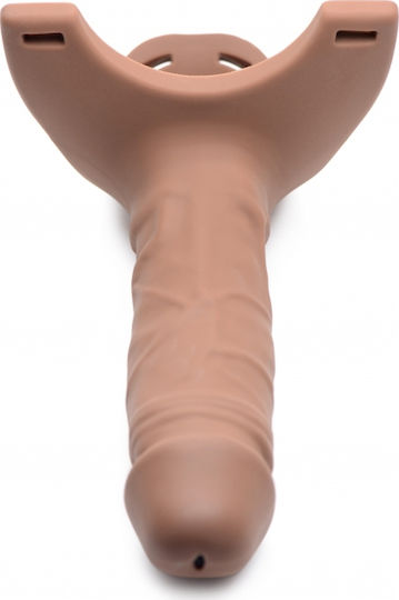XR Hollow Silicone Dildo Strap-on Harness με Dildo στο χρώμα του δέρματος