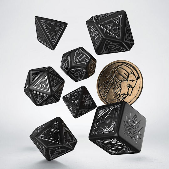 Q Workshop The Witcher The Witcher Geralt Dice Silver Sword 7τμχ