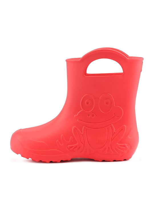 Childrenland Cizme de cauciuc pentru copii Frog Fuchsia 1011