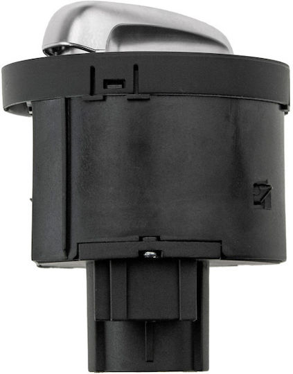 NTY Car Light Switch for Seat Alhambra Volkswagen Amarok / Golf / Passat / Tiguan / Touran 10pin Black