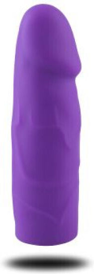 Toyz4lovers Real Safe Hot Stuff Harness με Dildo σε Μωβ Χρώμα