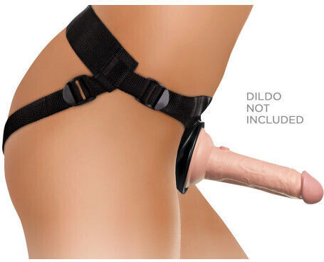 Pipedream King Cock Beginner's Body Dock Strap-On Harnașament 13cm în Culoare Negru