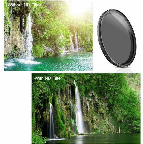 K&F Concept ND2-ND400 Φίλτρo Variable ND Διαμέτρου 62mm για Φωτογραφικούς Φακούς