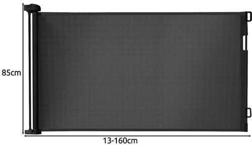 Ruhhy Foldable Security Door with Screws, βιδωτό, βιδωτο made of Metal in Black Color 160x85cm 1pcs