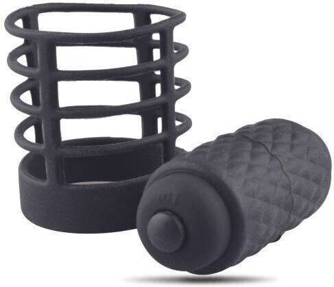 Toyz4lovers Vibrating Cock Ring Cock Negru