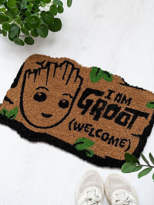 Grupo Erik Entrance Mat made of Coir Marvel Groot Beige 40x60cm