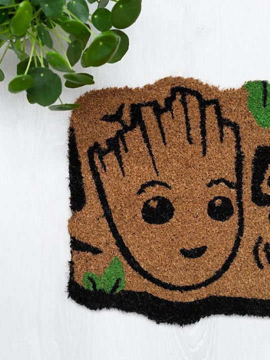 Grupo Erik Entrance Mat made of Coir Marvel Groot Beige 40x60cm