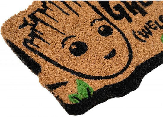 Grupo Erik Πατάκι Εισόδου από Κοκοφοίνικα Marvel Groot Μπεζ 40x60εκ.