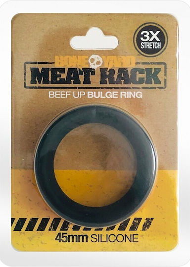 Boneyard Meat Rack Cock Ring Cock Ring Cock Silicon Black