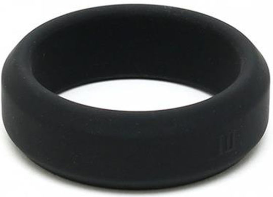 Rimba Bondage Play Soft Flexible Cock Ring Ring Cock Black