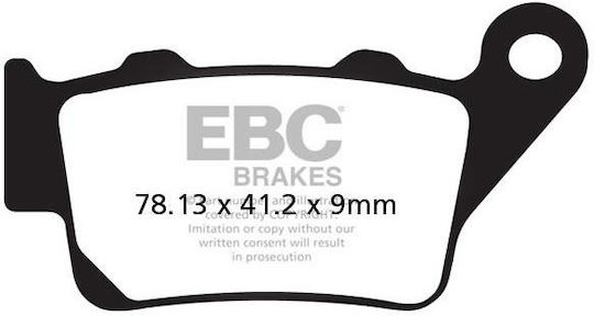 EBC Motorcycle Brake Pads for BMW F650 1993-2012 / BMW F800 2008-2015 / KTM 640/690/990