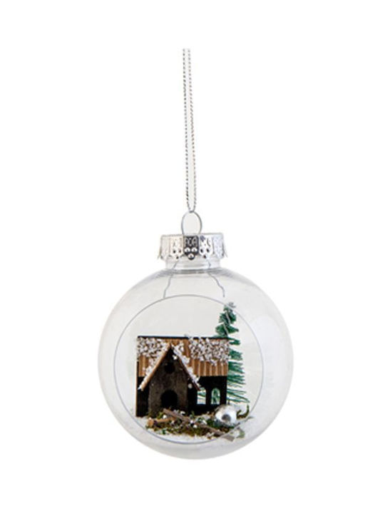 Hanging Ball Ornament Wooden