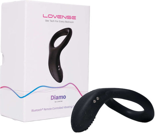 Lovense Diamo Vibrant Inel Cock Negru