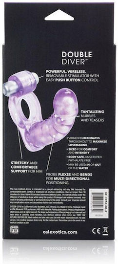 Calexotics Double Diver 20cm Purple
