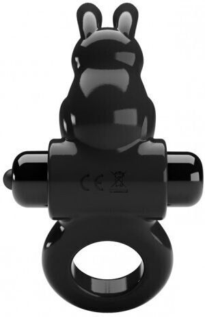 Pretty Love Exciting Ring Vibrating Cockring Black