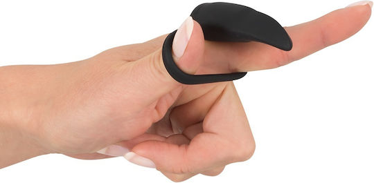 You2Toys Black Velvet Vibrating Cock Ring Cock Negru