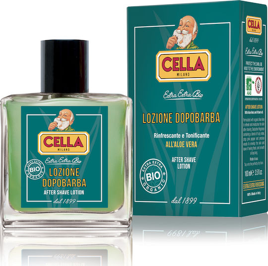 Cella Bio After Shave Lotion for Sensitive Skin with Aloe 100ml