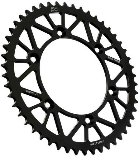 JT Sprockets Rear Sprocket 51 Teeth for Yamaha WR 250 / WR 400 / WR 450F / YZ 125 / YZ 250 / YZ250F / YZ450F